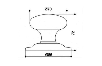 POMO PUERTA EQ-1085 LATONADO MATE JANDEL