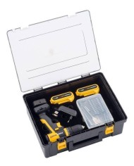 TALADRO PERCUTOR POWERPLUS 20V 1BAT 2Ah POWXB10070