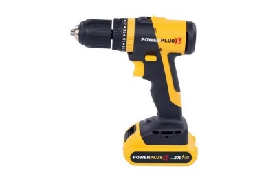 TALADRO PERCUTOR POWERPLUS 20V 1BAT 2Ah POWXB10070