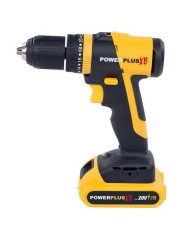 TALADRO PERCUTOR POWERPLUS 20V 1BAT 2Ah POWXB10070
