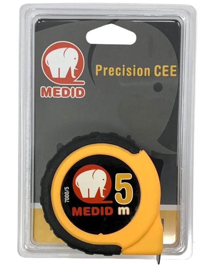 FLEXOMETRO ANTI-CHOQUE 5MTS. 25MM. MEDID