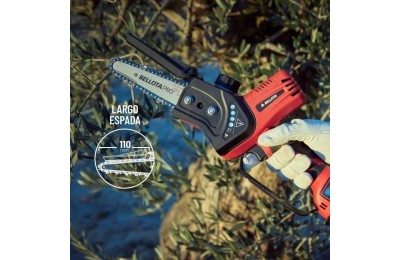 MOTOSIERRA 470W. 2 BAT.4.2AH 100MM. BELLOTA