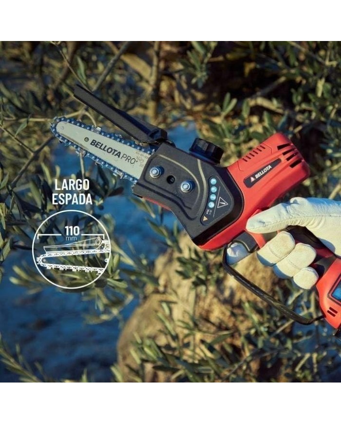 MOTOSIERRA 470W. 2 BAT.4.2AH 100MM. BELLOTA