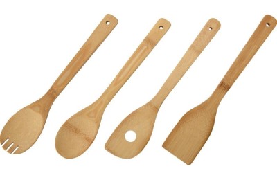 UTENSILIOS DE COCINA EH BAMBU 4PZAS.