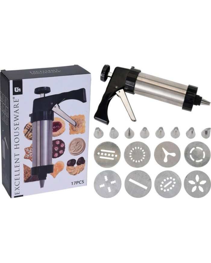 PISTOLA PARA GALLETAS EXCELLENTH (17 PZAS.)
