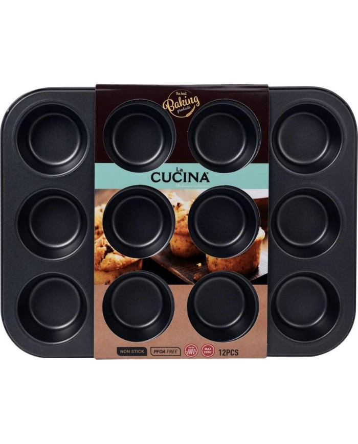 MOLDE MOKA LACUCINA 12 CAVIDADES 35X26CMS