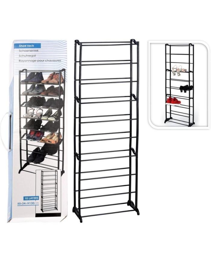 ZAPATERO 10 ALTURAS STORAGE 50X24X130CMS