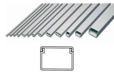 CANALETA 40X60MM. 2MTS. BLANCA