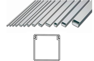 CANALETA 40X40MM. 2MTS. BLANCA