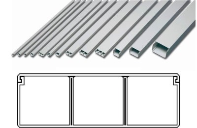 CANALETA 20X60MM. 2MTS. BLANCA