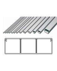 CANALETA 20X60MM. 2MTS. BLANCA