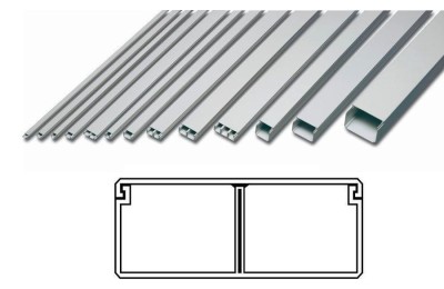 CANALETA 16X40MM. 2MTS. BLANCA