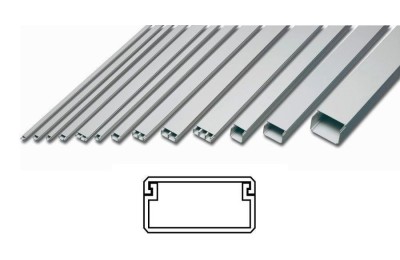 CANALETA 16X25MM. 2MTS. BLANCA