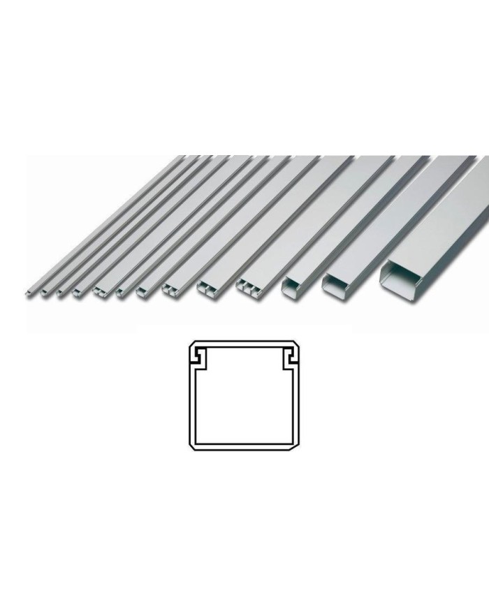 CANALETA ADHESIVA 12X12MM. 2MTS. BLANCA