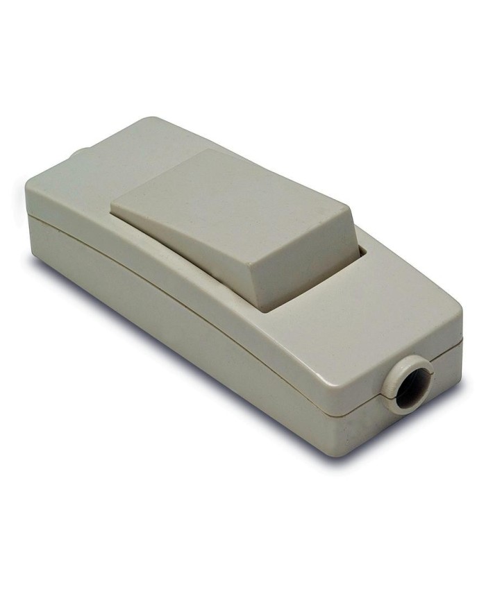 INTERRUPTOR DE PASO BASCULANTE ANCHO BLANCO
