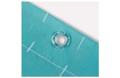 CORTINA BAÑO RAYEN POLIESTER VERDE 2349