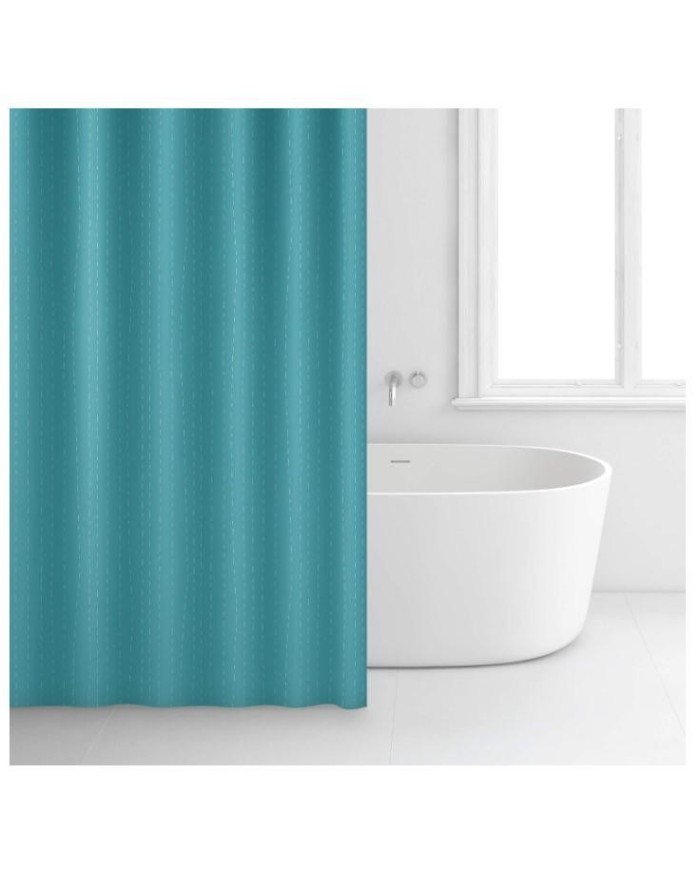 CORTINA BAÑO POLIESTER VERDE RAYEN 2349