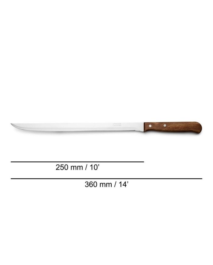 CUCHILLO ARCOS LATINA JAMONERO 250 MM. 101301
