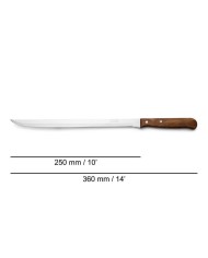 CUCHILLO ARCOS LATINA JAMONERO 250 MM. 101301