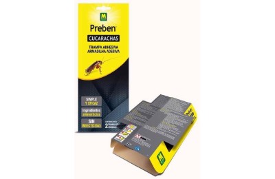 TRAMPA ADHESIVA MASSO CUCARACHAS (2UDS.)