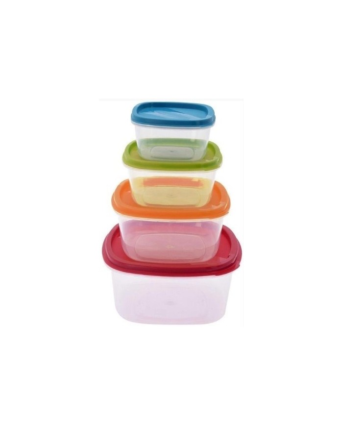 FIAMBRERA EH CUADRADA PLASTICO SET 4UD.