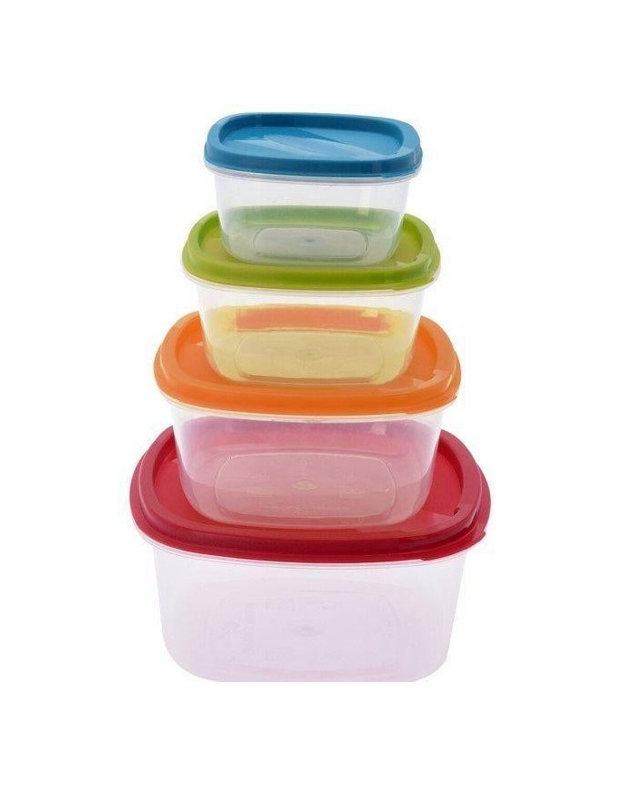 FIAMBRERA EH CUADRADA PLASTICO SET 4UD.