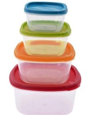 FIAMBRERA EH CUADRADA PLASTICO SET 4UD.