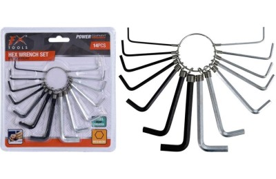 JUEGO 14 LLAVES ALLEN FXTOOLS