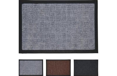 FELPUDO KOOP GOMA CUADROS 40X60 CMS.