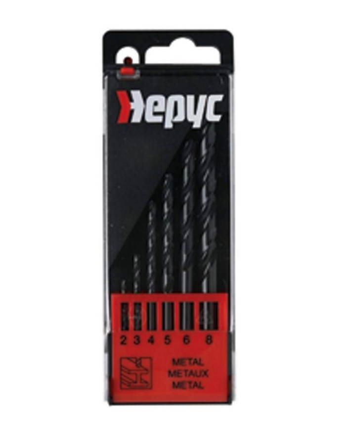 ESTUCHE HEPYC BROCA HSS 6 UNID.