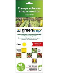 TRAMPA ADHESIVA ATRAPA INSECTOS GREENTRAP