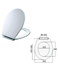 TAPA INODORO PLASTICO ARCOBAÑ MODELO MEDEL 16ME01