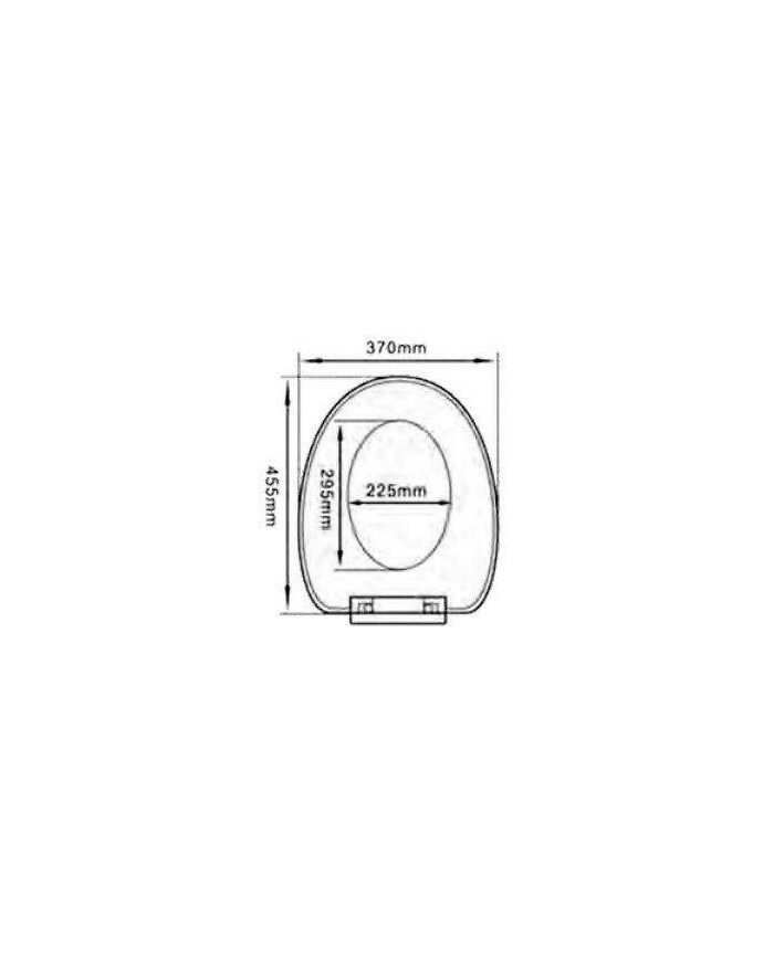 TAPA INODORO PLASTICO ARCOBAÑ MODELO MEDEL 16ME01