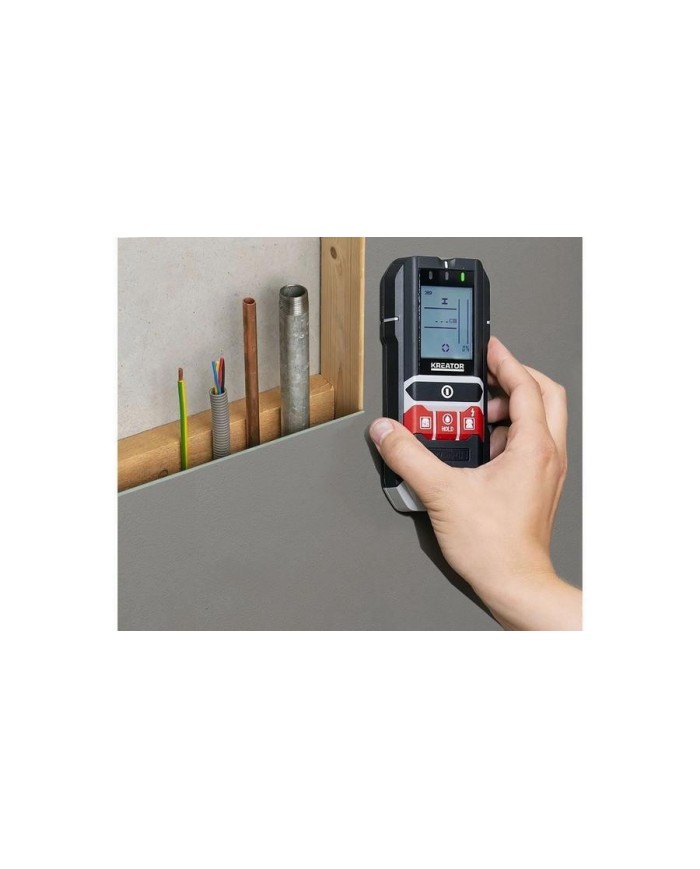 DETECTOR DE PARED KREATOR KRT706400 4EN1