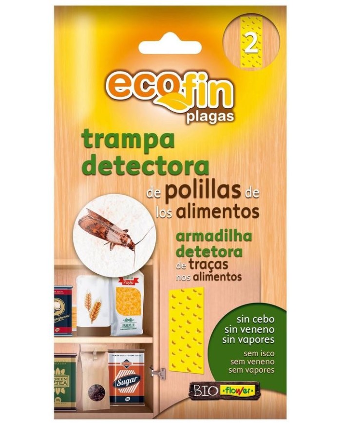 TRAMPA DETECTORA POLILLAS FLOWER 2UDS.