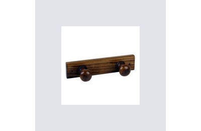 PERCHA NESU 2 POMOS PINO LACA MIEL