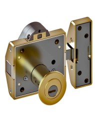 CERROJO LINCE 7930-RSA LATONADO (ALARMA)