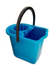 CUBO OVAL C/ESCURRIDOR DENOX AZUL 14LTS. 23070.415