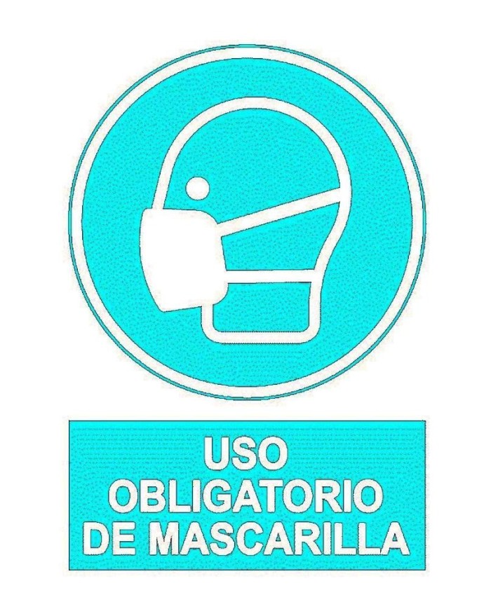 CARTEL (DIN-A4) OBLIGATORIO MASCARILLA O-436