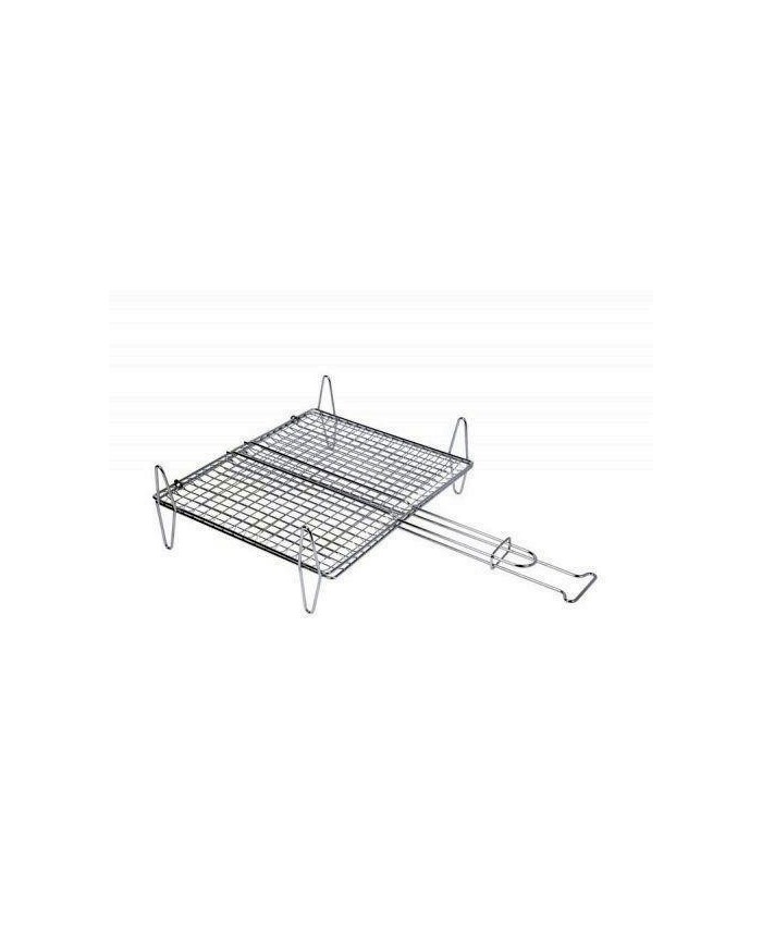 PARRILLA CROMADA DOBLE PESCADO SAUVIC 40X45CM