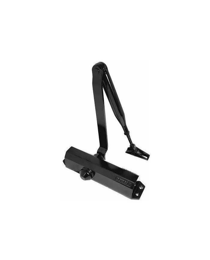 CIERRAPUERTAS DORCAS DC2-202 SIN RETENEDOR NEGRO (HOJA 110CM-85 KG). 22208/B