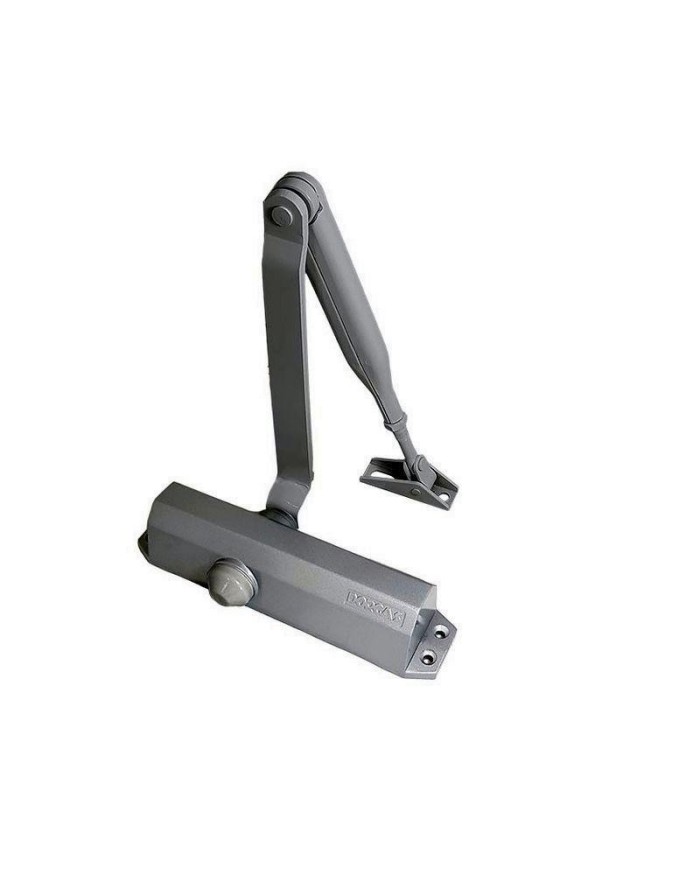 CIERRAPUERTAS DORCAS DC2-202 SIN RETENEDOR PLATA (HOJA 110CM-85 KG). D-22208