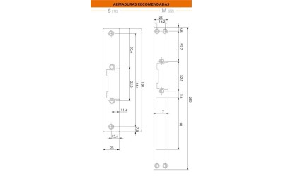 ABREPUERTAS DORCAS 56 ATF SIN FRENTE 9-12V