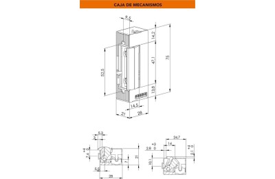 ABREPUERTAS DORCAS 56 ATF SIN FRENTE 9-12V