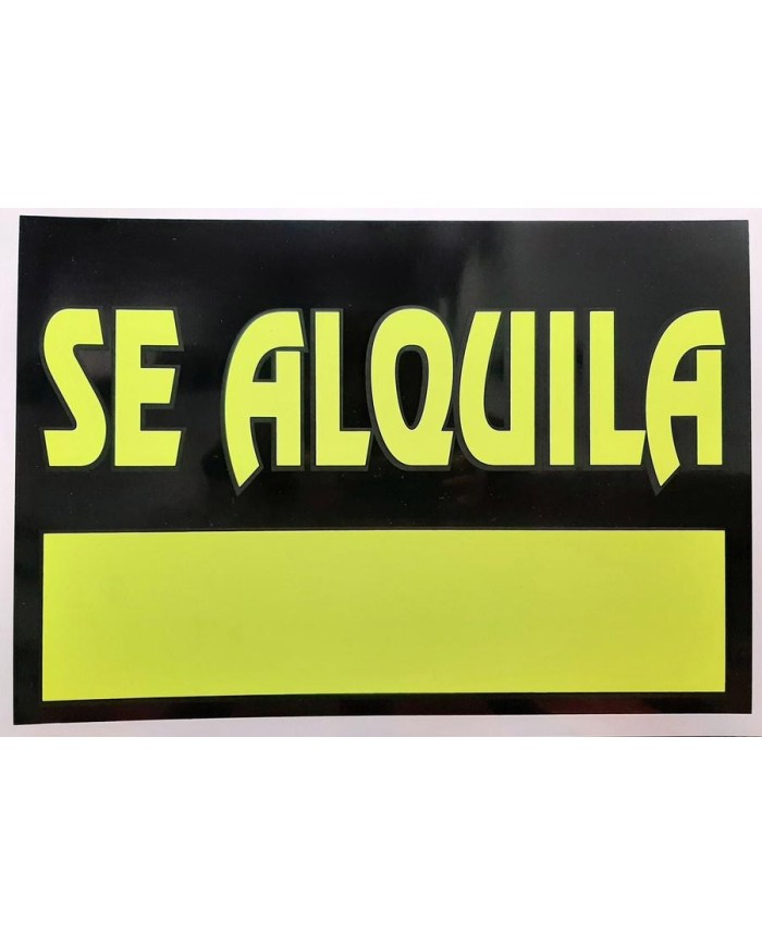 CARTEL 50X35 CMS. SE ALQUILA 2130-C