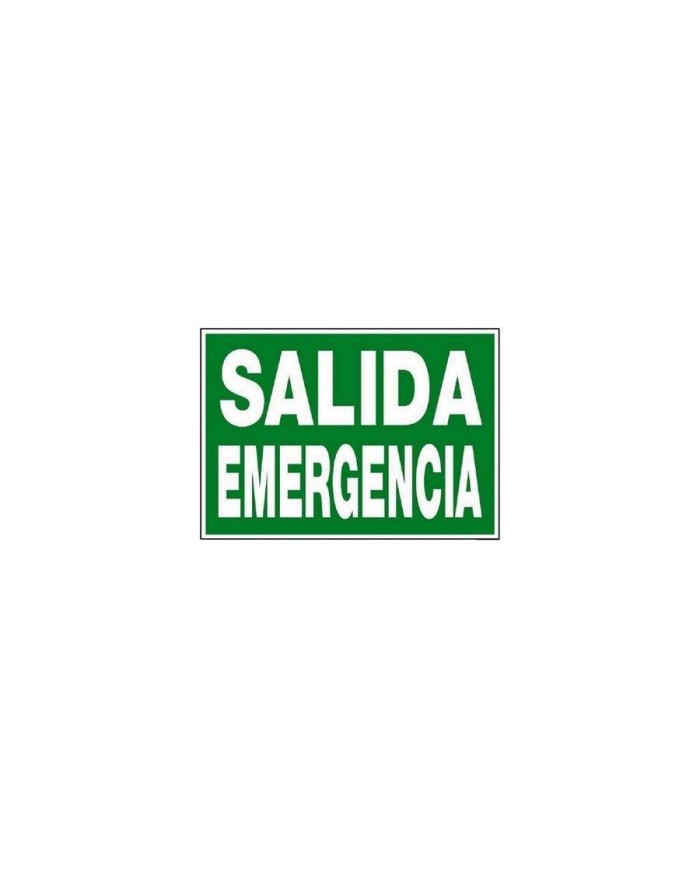 CARTEL (DIN-A4) SALIDA EMERGENCIA E-316 HORIZONTAL