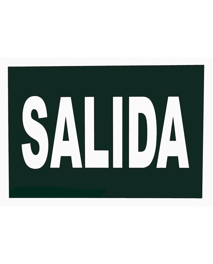 CARTEL (DIN-A4) SALIDA E-310 HORIZONTAL