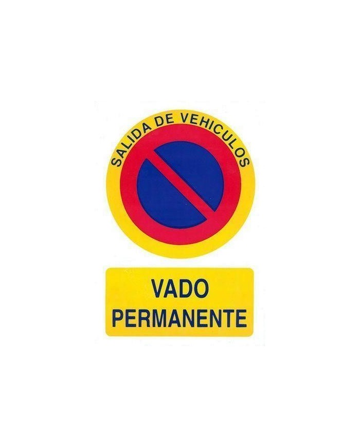 CARTEL (DIN-A4) VADO PERMANENTE P-362