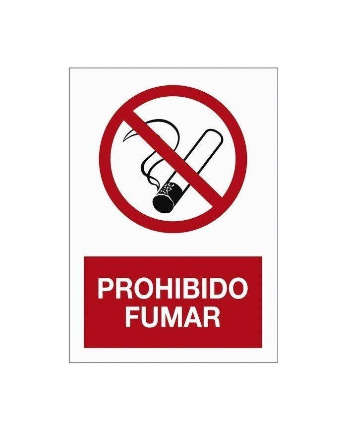 CARTEL (DIN-A4) PROHIBIDO FUMAR P-102