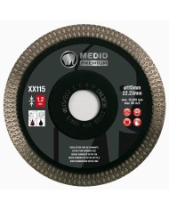 DISCO DIAMANTE SEGMENTADO MEDID 115X12 PREMIUM